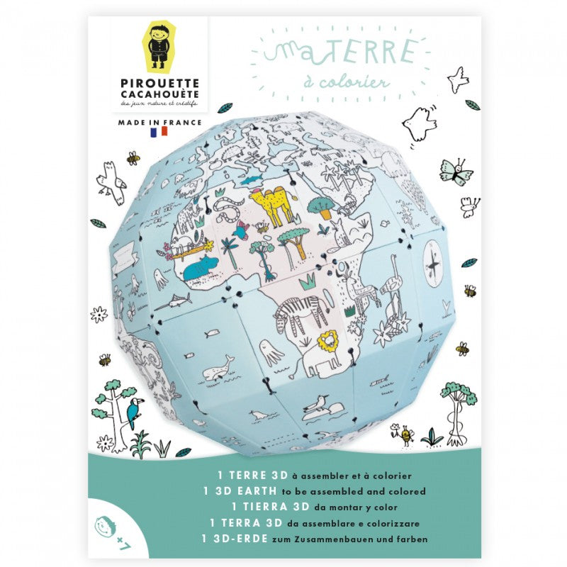 Kit créatif - Ma Terre à colorier