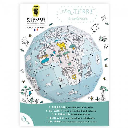 Kit créatif - Ma Terre à colorier