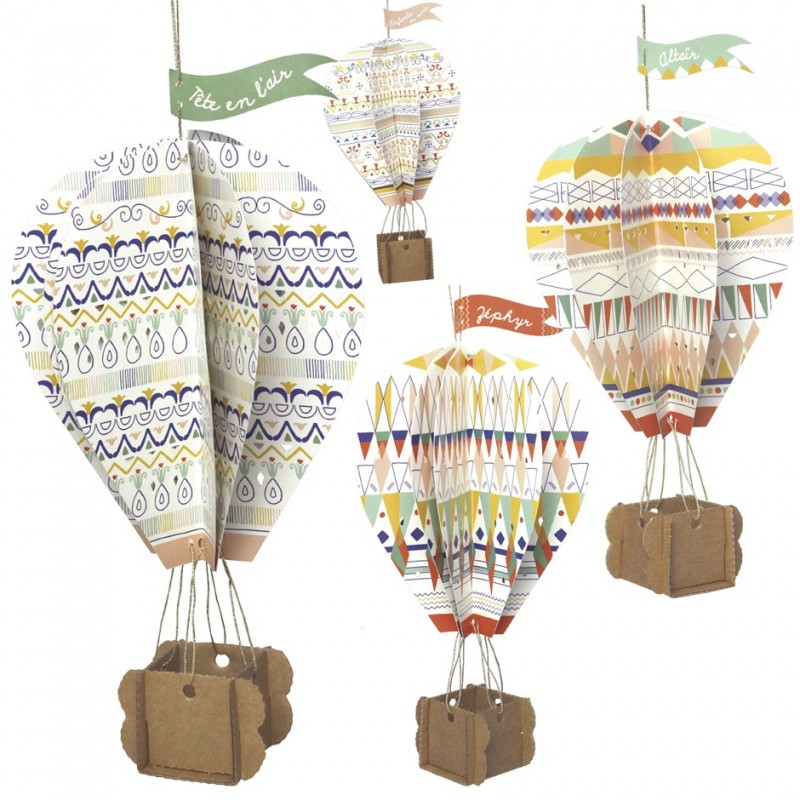 Kit créatif - Mes montgolfières de rêve