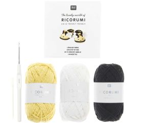 Kit crochet Baby Booties Abeille