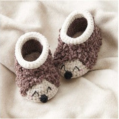 Kit crochet Baby Booties Herisson