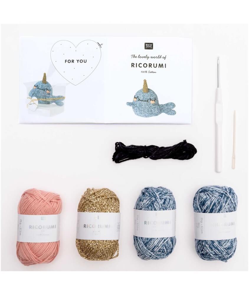 Kit crochet Ricorumi Narval