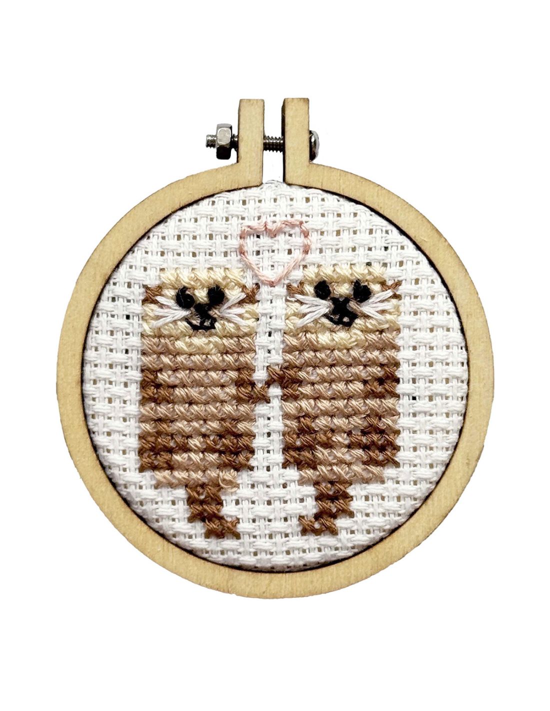Mini kit point de croix – Fait l’un pour loutre
