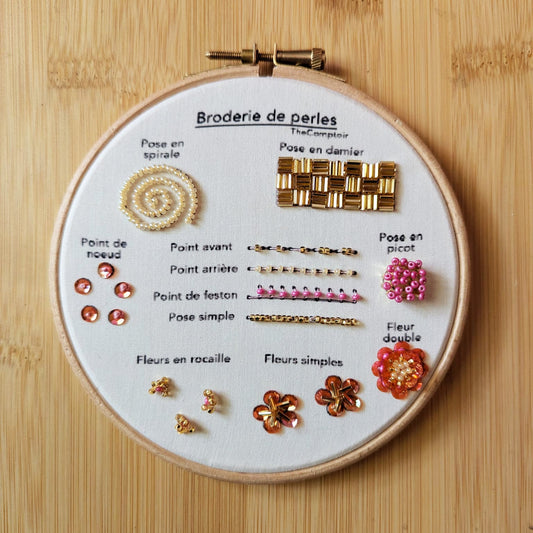Kit Broderie - Apprentissage de broderie de perles