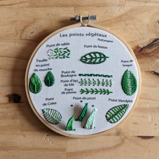 Kit Broderie - Points végétaux